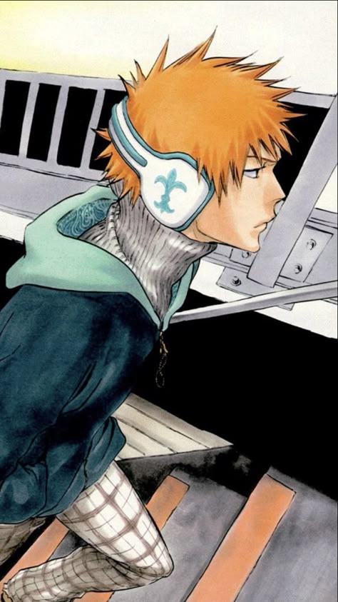 Ichigo Kurosaki Wallpaper, Ichigo Manga, Bleach Drip, Kuchiki Byakuya, Ichigo Y Rukia, Anime Ichigo, Bleach Anime Ichigo, Tite Kubo, Song Name