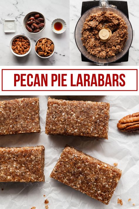 Lara Bars Recipe, Best Vegan Snacks, Snack Healthy, Lara Bars, Vegan Snack, Snack Craving, Healthy Vegan Snacks, Feel Good Food, Pecan Recipes