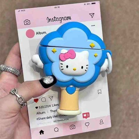 Pink Donut Kitty AirPods Earphone Case SK481 – Sukikawaii Junk Things, Megan Walker, Hello Kitty Games, Fluffy Phone Cases, Preppy Phone Case, Alphabet Sounds, Magic Stick, Pink Donut, Hello Kitty Shoes