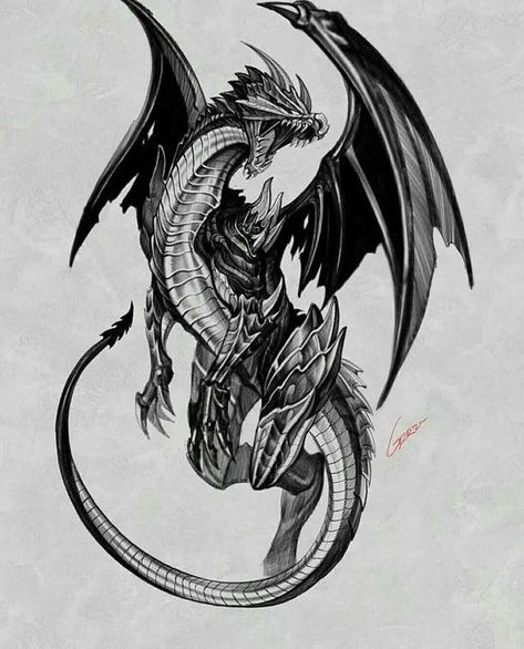 Dragon Medieval, Black Dragon Tattoo, Dragon Tattoo Drawing, Dragon Tattoo Arm, Celtic Dragon Tattoos, Dragon Tattoo Sketch, Dragons Tattoo, Dragon Tattoos For Men, Small Dragon Tattoos