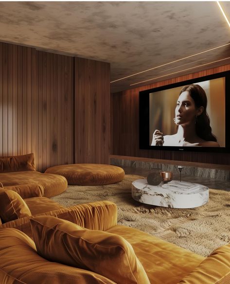 Home Theatre Design, Theater Room Design, Home Cinema Room, Home Theater Rooms, Home Theater Design, Home Theatre, Theatre Design, Dream House Interior, Media Room