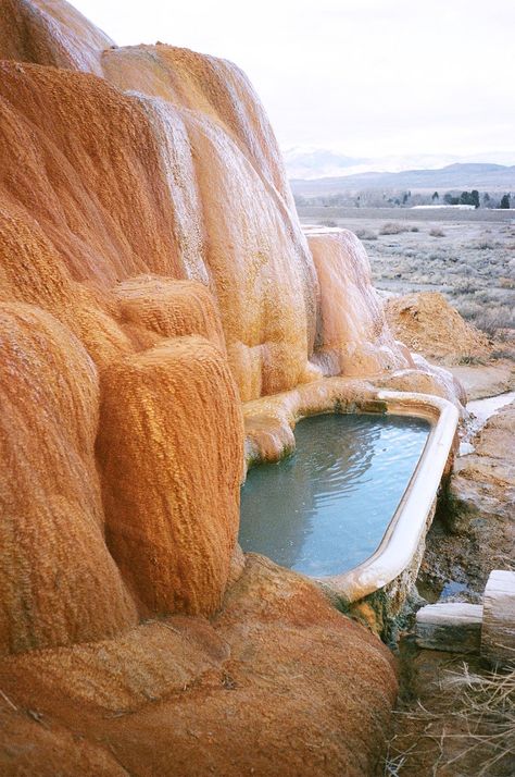 Soaking in the Desert Bath Tubs of a Pioneer's Hot Spring Nature, Old Bathtub, Easy Jet, Messy Nessy Chic, Bath Tubs, American Road Trip, Hot Spring, Bathtubs, Road Trip Usa