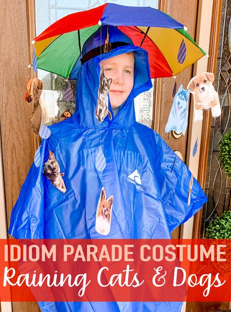 Idiom Fashion Show, Idiom Dress Up Day Kids, Idioms Dress Up Ideas, Idioms Costumes For School, Idiom Halloween Costumes, Idiom Costumes For School Teachers, Easy Idiom Costumes For School, Vocabulary Day Costumes Kids, Idiom Day Costumes Ideas