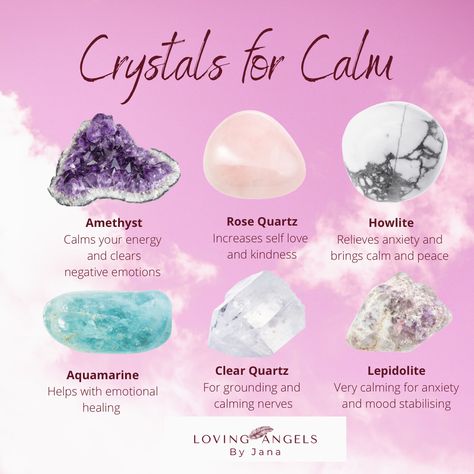 Calm Crystals, Crystals For Calming, Crystals For Peace, Crystals For Calmness, Crystals For Relaxation, Crystals For Healing Emotions, Calming Crystals Healing Stones, Calming Crystals, Crystal For Calming