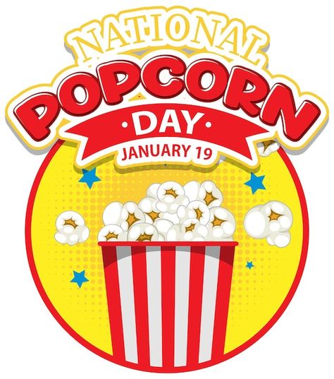 Free vector national popcorn day banner ... | Free Vector #Freepik #freevector #popcorn-logo #cartoon-logo #empty-banner #popcorn National Popcorn Day Ideas, Popcorn Logo, National Popcorn Day, Popcorn Day, Logo Cartoon, Carnival Themes, Social Media Design Inspiration, Cartoon Logo, Website Banner