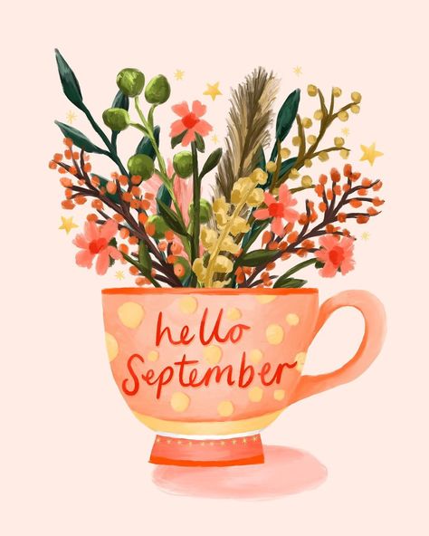 Millie on Instagram: “SEPTEMBER ✨ (I know it was the 1st yesterday, slightly late to the party). I am actually really looking forward to autumn (even though we…” September Illustration, September Baby, All The Months, Late To The Party, Hello September, 9 September, To Autumn, Halloween Wallpaper Iphone, Bible Art Journaling