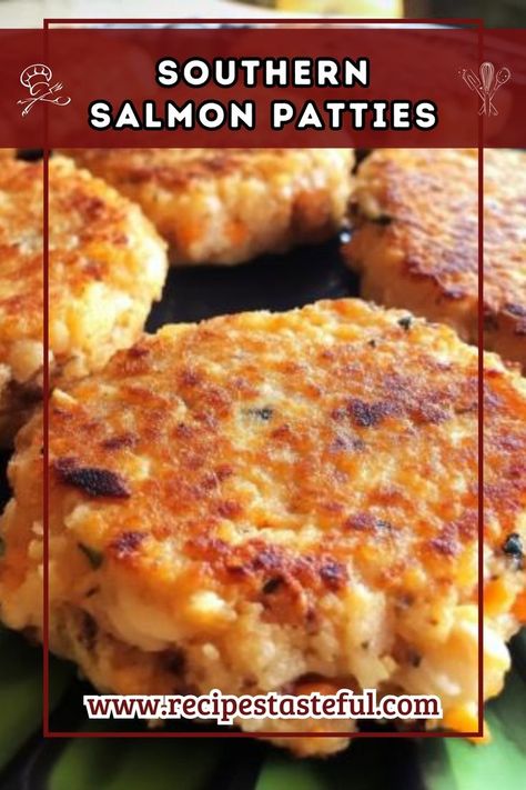 Deliciously crispy salmon patties, perfect for a quick meal or as an appetizer, packed with flavor and easy to make. Southern Salmon Patties, Crispy Salmon, Salmon Patties Recipe, Recipes Learn, Patties Recipe, Salmon Patties, Quick Meal, Quick Weeknight Meals, Fish And Seafood