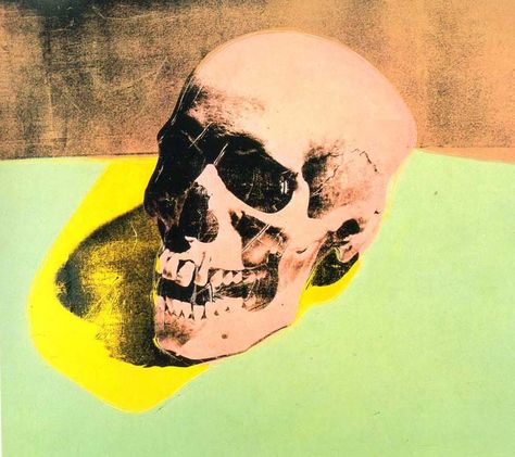 Skull Print by Andy Warhol (1976) #art #skull #andy_warhol                                                                                                                                                      More Pop Art Andy Warhol, Art Andy Warhol, Andy Warhol Pop Art, Andy Warhol Art, Warhol Art, Jasper Johns, Art Et Illustration, A Skull, Jackson Pollock