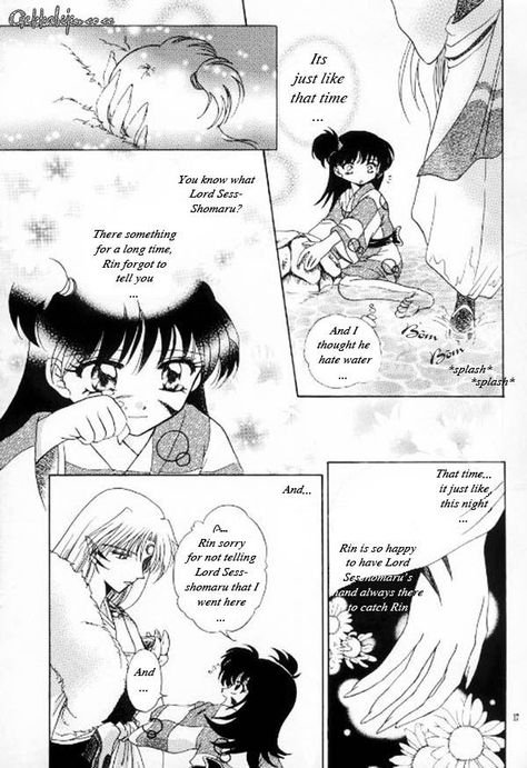 Sessrin Doujinshi, Rin Sesshomaru, Rin And Sesshomaru, How To Make Comics, Inuyasha, The River, Cool Artwork, See More, Naruto