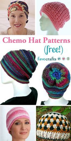 Chemo Crochet Hats, Crochet Chemo Caps Free Patterns, Crochet For Charity, Charity Crochet, Chemo Caps Pattern, Crochet Hat Patterns, Chemo Beanies, Chemo Hats, Hat Patterns Free