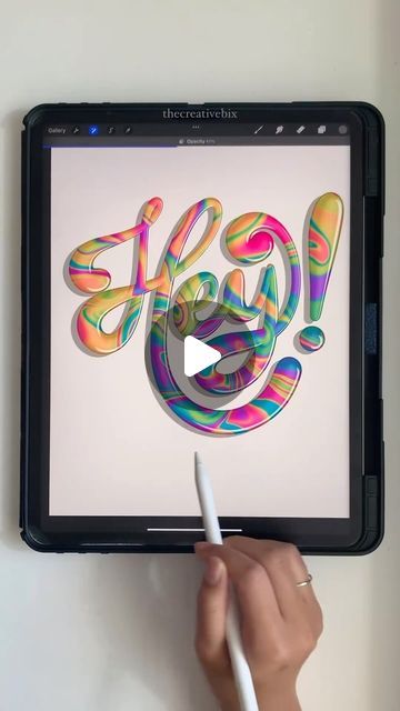 Procreate Tips on Instagram: "Amazing video by @thecreativebix Hey! 👋   Are you in the mood for some psychedelic lettering?! 🤩  I’m loving how these bold colors show up with the Sadie Brush and then blend together so smoothly! Then layering them on top of the Shiny Chic Brushes to add some fun depth is just 🤌🙌  If you want to learn how to make this style of lettering, you can check out the full tutorial on my YouTube channel (linked in bio) where I letter the word “Yay!” and show off a few fun tips & tricks along the way! ❤️  🖌 Sadie Brush 🖌 Shiny Chic Brushes (Life Saver brush) **Shop link in bio** . . . . #procreatehacks #handletteringtutorial #ipadart #procreatelettering #procreatebrushes #procreatebeginner #procreate #procreateart #procreatetutorial #digitallettering #processart Free Procreate Lettering Guides, Procreate Brush Tutorial Videos, Procreate Tips And Tricks, Procreate Brushes Tutorials, Procreate Tricks, Procreate Videos, Procreate Downloads, Ipad Lettering Procreate, I Letter