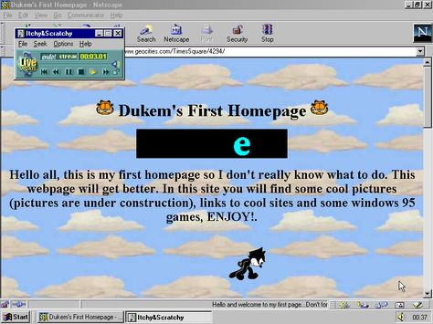 Geocities website (during Windows 95 era) 90s Internet, Nostalgia 2000s, Webpage Template, Windows 95, Character Template, Sensory Overload, App Template, Practical Magic, Best Templates