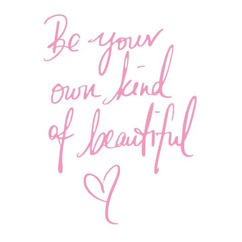 PRICES MAY VARY. Package include: 1 pcs Beautiful Quotes wall decal, size: 15.75 x 21.65 inch (40 x 55 cm), color: pink. Quote: “Be Your Own Kind of Beautiful”. Our peel and stick decal stickers include easy step by step instructions on how to effortlessly apply the vinyl. Material: made from matte finish vinyl, which is adhesive enough to be pasted on the wall for a long time, environment friendly, waterproof. These self-adhesive vinyl stickers are durable and will last for years without peelin Girls Bedroom Wallpaper, Home Background, Girls Wall Stickers, Bedroom Decor For Women, Inspirational Wall Decals, Art Lettering, Beautiful Lettering, Living Room Background, Pink Quotes