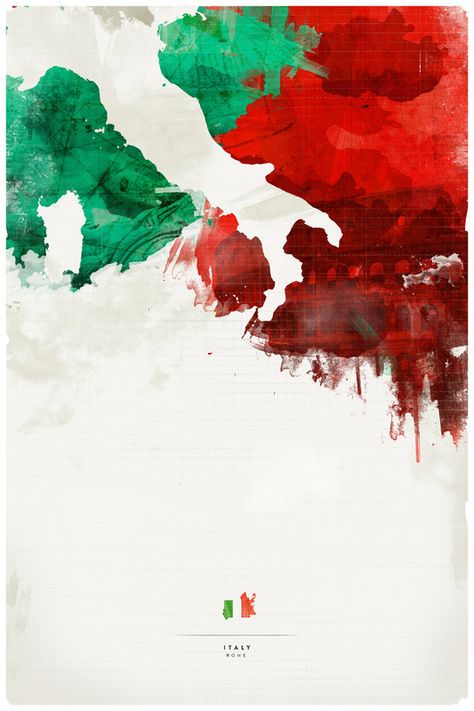 Italy Art Print, Italy Poster, Italian Flag, Italian Heritage, Italian Colors, Italy Art, Design Graphique, استوديو الصور, Oman