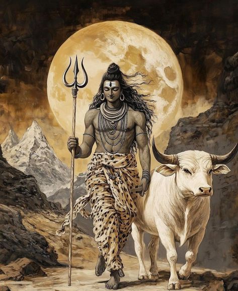 Shiv Shakti Painting, Bhairava God, Bhairava God Art, Shakti Painting, Lord Shiva Sketch, Camera Cartoon, Om Art, Krishna Avatar, Shiv Shakti