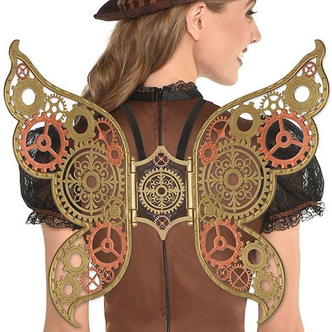 Steampunk Wings, Steampunk Fairy, Costume Wings, Mode Steampunk, Steampunk Halloween, Style Steampunk, Steampunk Wedding, Steampunk Cosplay, Punk Art