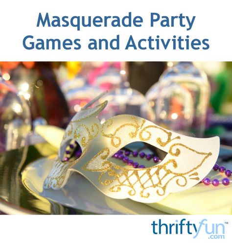 This is a guide about masquerade games and activities. Planning games and activities that complement your masquerade themed party just adds to the fun. Masquerade Party Games, Mask Party Ideas, Masquerade Themed Party, Masquerade Party Centerpieces, Masquerade Party Themes, Prom Games, Masquerade Ball Ideas, Dance Party Ideas, Masquerade Party Ideas