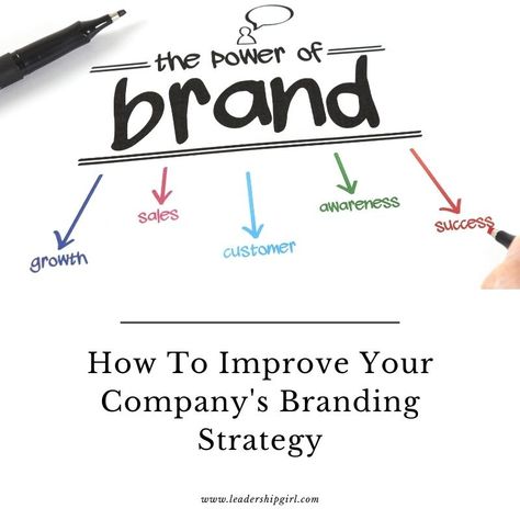 Business branding is about creating a good perception in your consumer’s minds and being able to differentiate your business offerings from your competitor alternatives. Branding strategies are plans developed to help guide your journey to change or create change in your current brand perception. Tailored data-driven strategies are vital for your business branding process or […] The post How To Improve Your Company’s Branding Strategy appeared first on Leadership Girl. Branding Process, Branding Resources, Company Branding, Mission Statement, Business Intelligence, Branding Agency, Social Media Influencer, Brand Awareness, Influencer Marketing