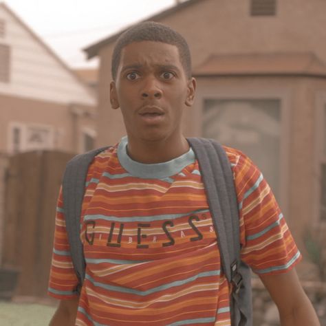 Jamal Turner On My Block, Jamal Turner, Jamal On My Block, Shows On Netflix, In This Moment, Mens Tshirts, Mens Tops, Black