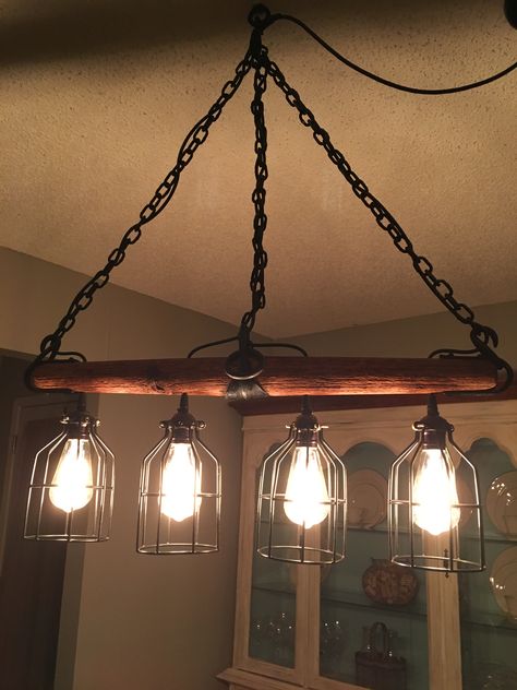 Ox Yoke Light Fixture, Antique Yoke Decor, Western Lighting Fixtures, Western Light Fixtures, Yoke Light Fixture, Wagon Wheel Chandelier Diy, Diy Farmhouse Light Fixtures, Barn Beam Lighting, Rustic Industrial Lighting