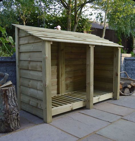 Firewood Storage Outdoor, Storage Outdoor, Firewood Shed, Wood Storage Sheds, Log Store, Firewood Rack, Wood Store, Firewood Storage, Wooden Log