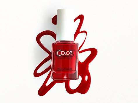 Nail Polish in Catwalk by COLOR CLUB | Nail | Nail Polish | IPSY Chanel Red Nail Polish, Ruby Red Nail Polish, Kure Bazaar Nail Polish Swatches, Color Club Nail Polish, Red Nail Polish Bottle, Fire Signs, Beauty Box Subscriptions, Color Club, New Year's Nails