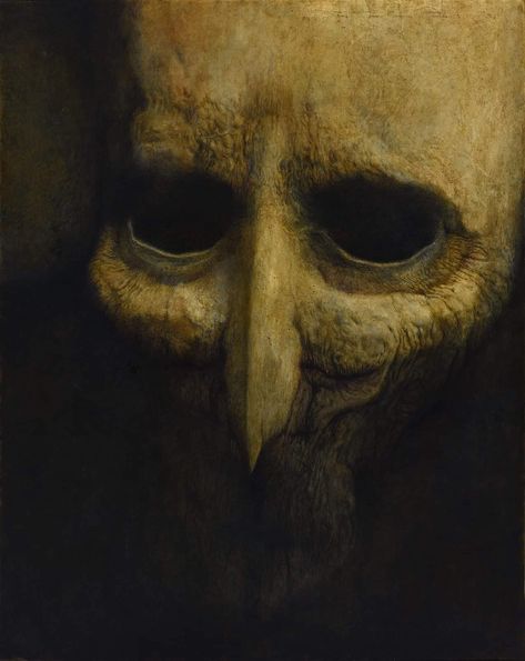 Zdzisław Beksiński, 1967 Zdzisław Beksiński, Creepy Images, Macabre Art, 다크 판타지, Scary Art, Creepy Art, I Am Here, Cthulhu, Surreal Art