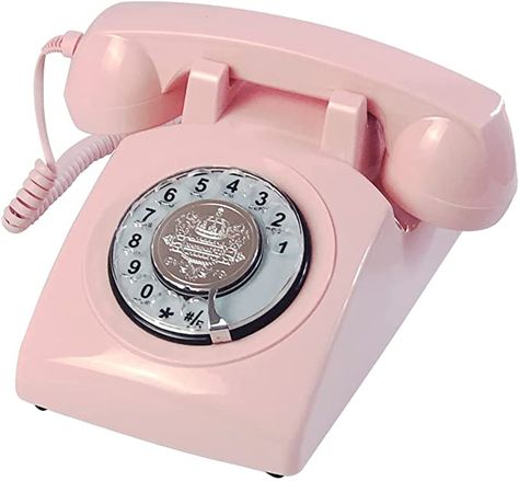 Corded Telephone, Pink Telephone, Toxic Environment, Rotary Dial Phone, Telephone Vintage, Antique Fans, Vintage Phone, Rotary Phone, Retro Phone