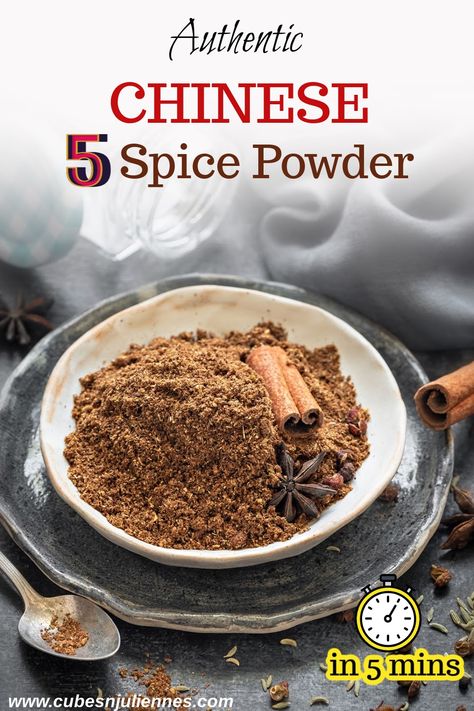 overhead view of a white bowl filled with a Chinese 5 spice powder. Five Spice Powder Recipe, Chinese Five Spice Recipe, Five Spice Recipes, 5 Spice Powder, Chinese Five Spice, Chinese Five Spice Powder, Chinese 5 Spice, 5 Spice, Spice Blends Recipes