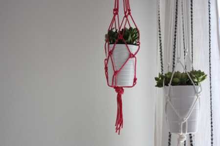 diy-rope-planters Diy Macrame Plant Hanger Pattern, Rope Planter, Planter Hanger, Rope Plant, Rope Plant Hanger, Diy Hanging Planter, Planter Diy, Macrame Plant Hanger Patterns, Simple Macrame