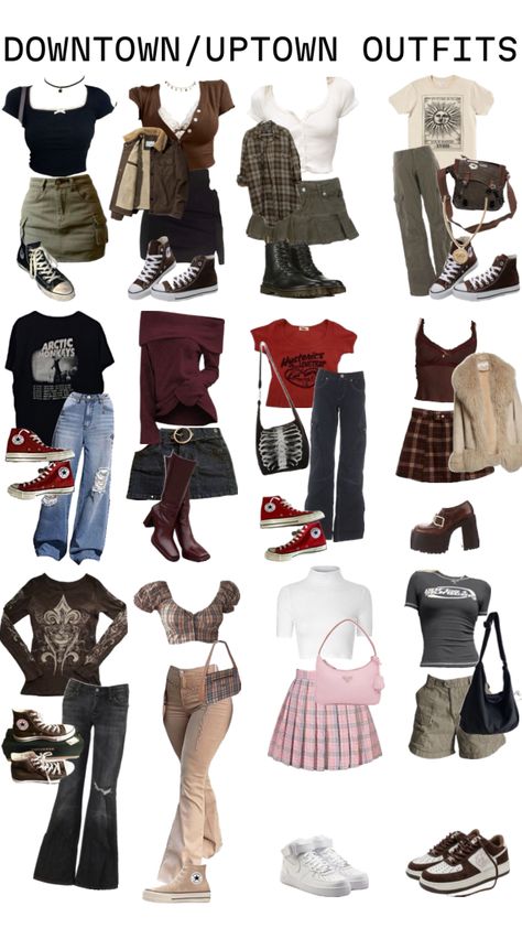 What should I do next? #downtowngirl #uptowngirl #swiftie #outfitinspo #fashion #outfitideas Poetry Outfit Style, Rock Band Style Outfits, School Fit Check, Musical Inspired Outfits, Down Town Outfits, Summer Downtown Outfits, Downtown Style, What Do I Wear, Town Outfits