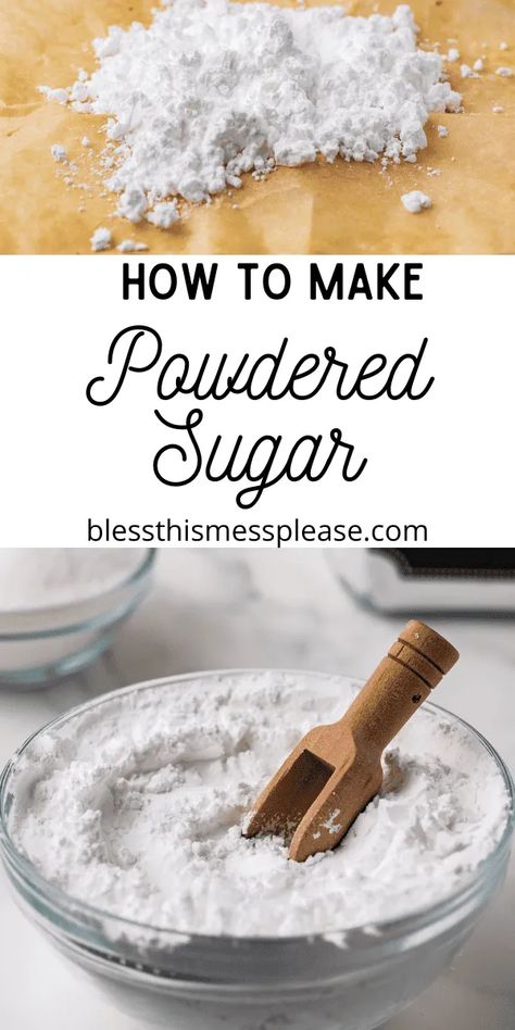 Learning how to make powdered sugar is a simple skill that allows you to control and customize the sweetness in your homemade treats. Powder Sugar Recipes, How To Make Powdered Sugar, Substitute For Powdered Sugar, Diy Powdered Sugar, Homemade Powdered Sugar, Powdered Sugar Recipes, Make Powdered Sugar, Powdered Sugar Glaze, Spice Blends Recipes