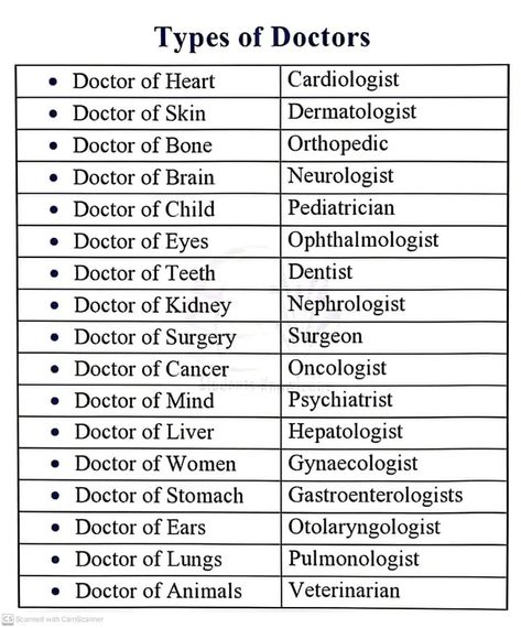 Types of Doctors. Very useful for all. 🔁❤ #dailymore24 #DAILYMORE Types Of Doctors, Medical Terminology Study, General Knowledge For Kids, Learn Biology, Nursing School Essential, Medicine Notes, Basic Anatomy And Physiology, Medical Jobs, Nurse Study Notes