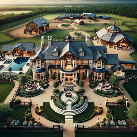 Mansions In England, Big Modern House, Rich People Houses, Farm Mansion, Mansion New York, Cool Mansions, Mansion Modern, New York Mansion, Billionaire Homes