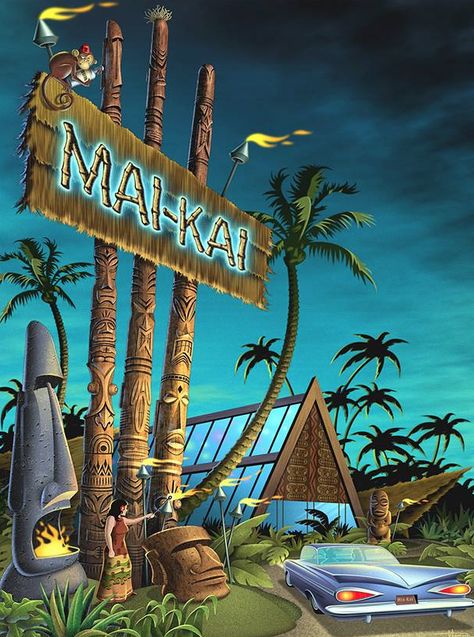 Tiki Pop, Tiki Culture, Tiki Signs, Mai Kai, Tiki Hawaii, Tiki Style, Tiki Bars, Tiki Decor, Tiki Bar Decor