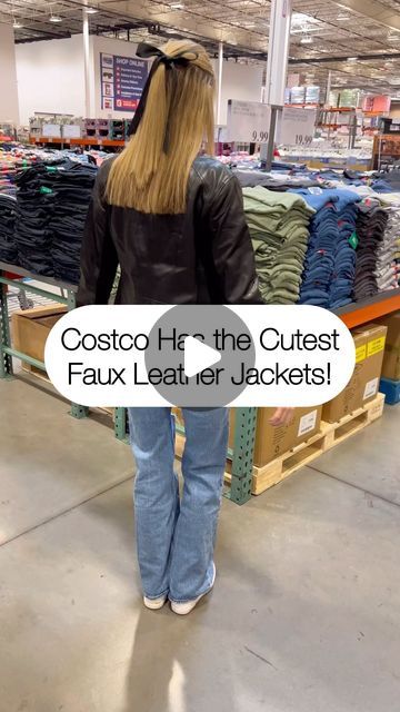 Laura Jayne Lamb on Instagram: "🖤 I am the most awkward “model” but I had to show how cute these faux leather jackets are at Costco!

#costco #affordablefashion #affordablestyle" Instagram, Leather Jackets, Leather, Faux Leather Jackets, Affordable Fashion, Faux Leather, Leather Jacket, On Instagram