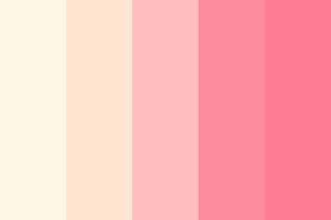 strawberry peach lemonade - Color Palette by cinna_mon Lemonade Color Palette, Strawberry Peach Lemonade, Peach Color Palettes, Strawberry Color, Peach Lemonade, Hex Color Palette, Color Palette Challenge, Palette Design, Pink Color Schemes