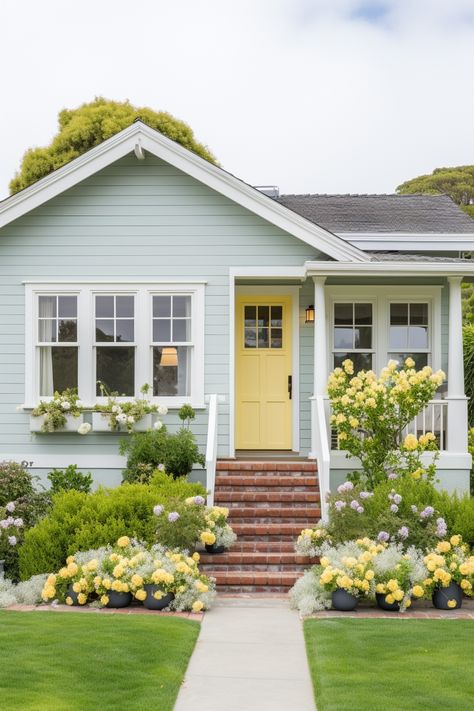 18 Pastel Home Exterior Ideas That'll Make Your Heart Sing