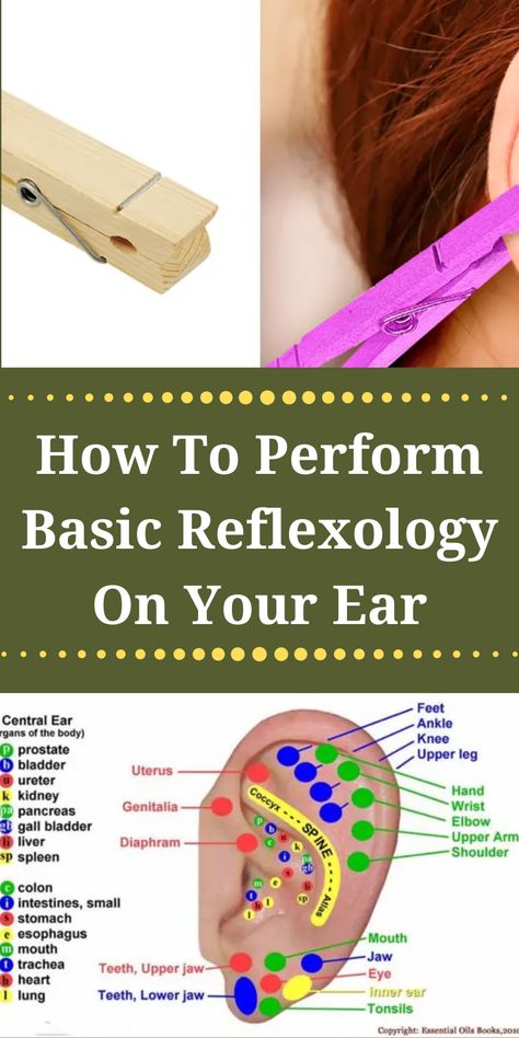 Ear Pressure Points, Ear Reflexology, Essential Oil Books, Ear Pressure, Reflexology Chart, Ear Health, Reflexology Massage, Getting A Massage, Integrative Health