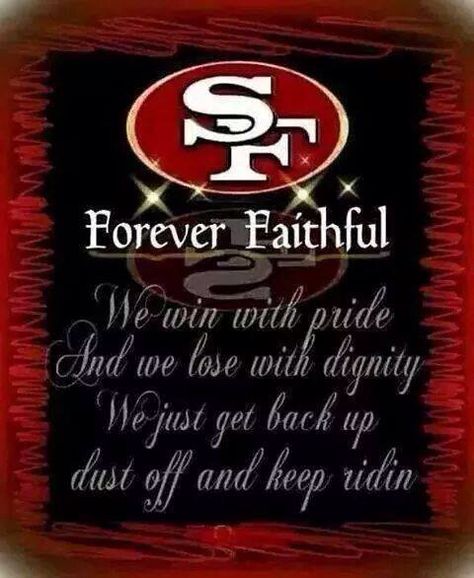 The Faithful continue to ride. 49ers Quotes, Learn Football, 49ers Images, Niners Girl, 49ers Faithful, 49ers Nation, Sf Niners, 49ers Pictures, Season Decorations