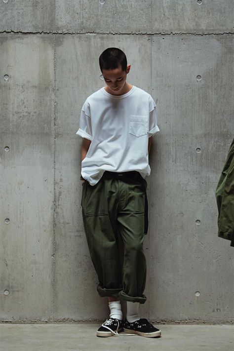 WTAPS Launches Military-Inspired "Mill" Diffusion Lone | HYPEBEAST Mens Fashion Styles, Oc Fashion, Japanese Mens Fashion, 일본 패션, Styles Ideas, Japanese Streetwear, Japanese Street Fashion, Summer Fits, Streetwear Men Outfits