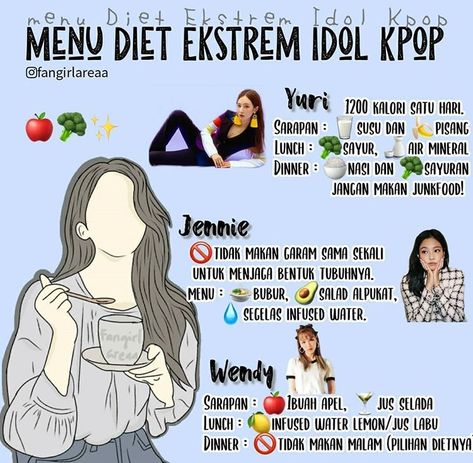 Wonyoung Diet Plan, Plant Diet, Motivasi Diet, Womens Health Care, Resep Diet, Perfect Hairstyle, Healthy Diet Tips, Abs Workout Routines, Diet Menu