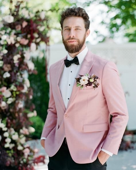 Pastel, Pink Tuxedo Wedding, Groom And Groomsmen Suits, Blush Pink Wedding Dress, Suit Ideas, Wedding Suits Groom, Pink Wedding Dress, Groomsmen Suits, Blush Pink Weddings