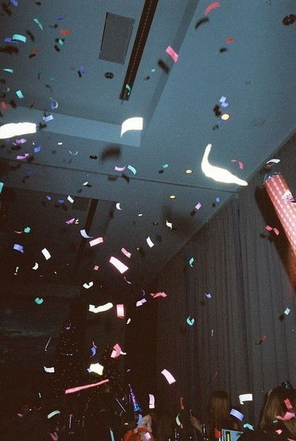 Party Aesthetic, Confetti, I Hope, Tumblr