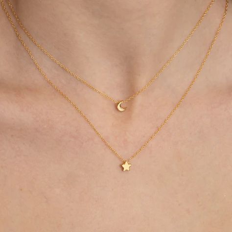 Charm Pendant Necklaces | Timeless versatile pieces – J&CO Jewellery Gold Moon Necklace, Star Necklace Silver, Gold Moon, Charm Pendant Necklace, Ear Cuffs, Unique Aesthetic, Nature Bracelets, Moon Necklace, Dainty Necklace