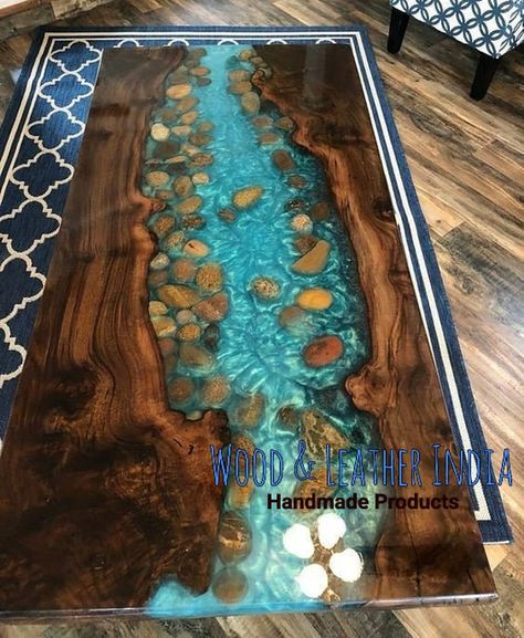 Epoxy Table dining sofa center table top Live Edge Walnut | Etsy Epoxy Table Top Ideas, Diy Epoxy Table, Table Top Ideas, Resin Tables, Epoxy Wood Table, Wood Resin Table, Table Resin, Epoxy Table Top, Wood Table Design