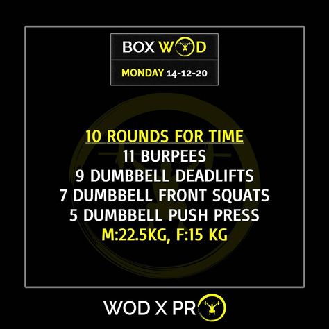 Monday Crossfit Workout, Crossfit Wod With Dumbbells, Dumbell Wod Crossfit, Monday Wod Crossfit, Crossfit Dumbbell Workout, Crossfit Workouts Wod Strength, Dumbbell Crossfit Workout, Dumbbell Wod, Weekend Exercise