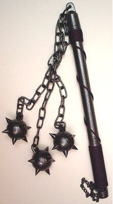 Triple-flail Flail Mace, Medieval Flail, Knife Aesthetic, Pretty Knives, Flood Insurance, Cool Swords, Cool Knives, Water Damage, Zombie Apocalypse