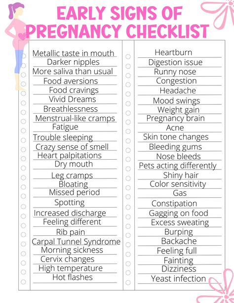 Very Early Pregnancy Signs, Early Signs Of Pregnancy, Pregnancy Facts, Pregnancy Checklist, Healthy Pregnancy Tips, Early Pregnancy Signs, Pregnancy Info, Positive Pregnancy Test, Early Pregnancy