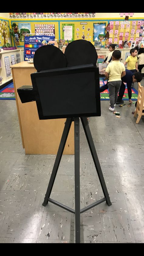 News Station Camera- Weather Camera Theme Preschool, Dramatic Play Weather Station, News Station Dramatic Play, Weather Station Dramatic Play, Weather Preschool, Dramatic Play Themes, Play Stations, Preschool Weather, Weather Theme